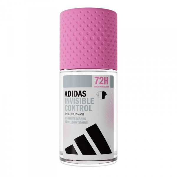 ADIDAS Invisible Control 72h Dezodorant anti-perspirant roll-on dla kobiet 50 ml