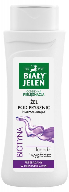BIAŁY JELEŃ Codzienna Pielęgnacja Żel pod prysznic normalizujący - Biotyna 300 ml