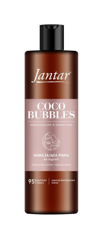 JANTAR Nawilżająca Piana do kąpieli z esencją bursztynową i kokosem - Coco Bubbles 400 ml