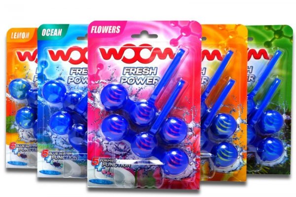 WOOM Zawieszka WC a`2 barwiąca LEMON