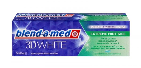 P&G BLEND-A-MED PASTA  75ml 3D WHITE MINT KISS&
