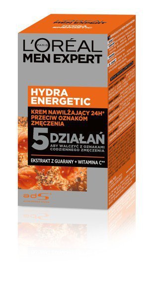 LOREAL Men Expert Hydra Energetic Krem nawilżający przeciw oznakom zmęczenia 25+  50 ml