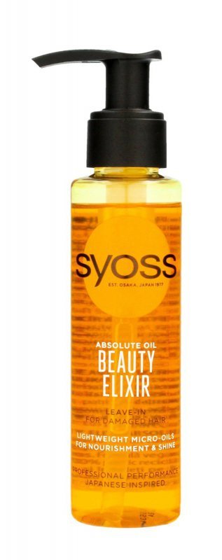 Schwarzkopf Syoss Eliksir Piękności z Olejkiem Absolutnym  100ml