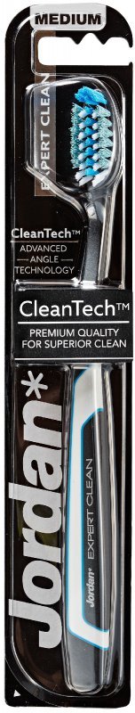 Jordan Szczoteczka do zębów Expert Clean medium - mix kolorów 1szt