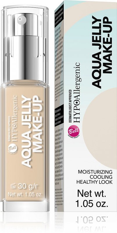 Bell Hypoallergenic Fluid Aqua Jelly nawilżająco-chłodzący nr 03  30g