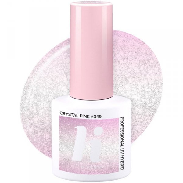 HI HYBRID Lakier hybrydowy Party #349 Crystal Pink  5ml