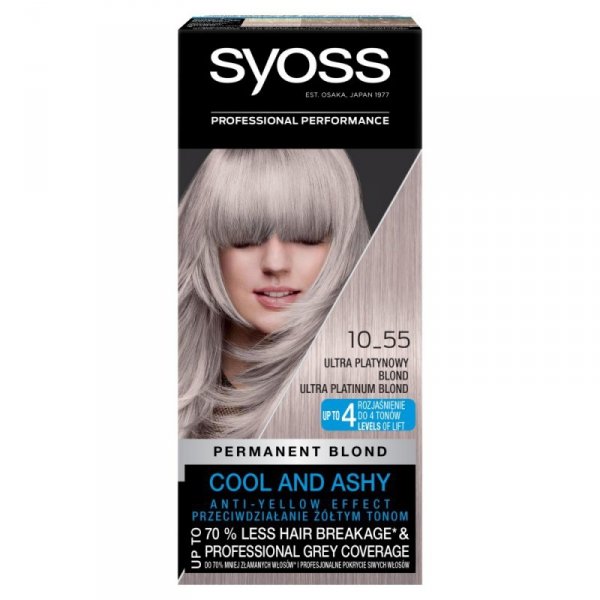 Schwarzkopf Syoss Farba do włosów nr 10_55 Ultra Platynowy Blond  1op.