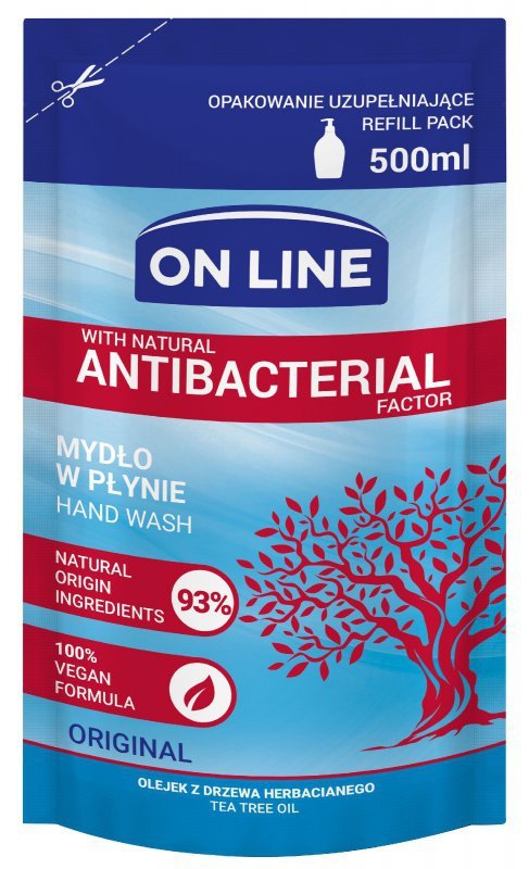 On Line Mydło w płynie Antybakteryjne Original - uzupełnienie  500ml
