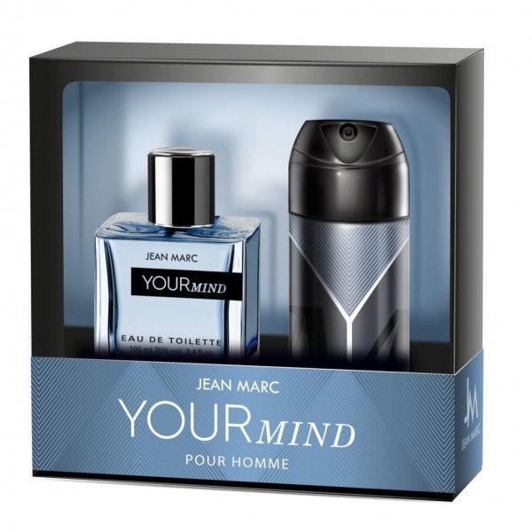 JEAN MARC Your Mind Zestaw prezentowy męski - woda toaletowa 100 ml + dezodorant 150 ml