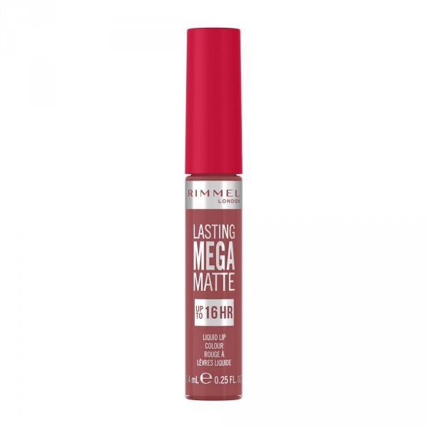 RIMMEL Lasting Mega Matte Płynna pomadka do ust 210 Rose&Shine 7.4 ml