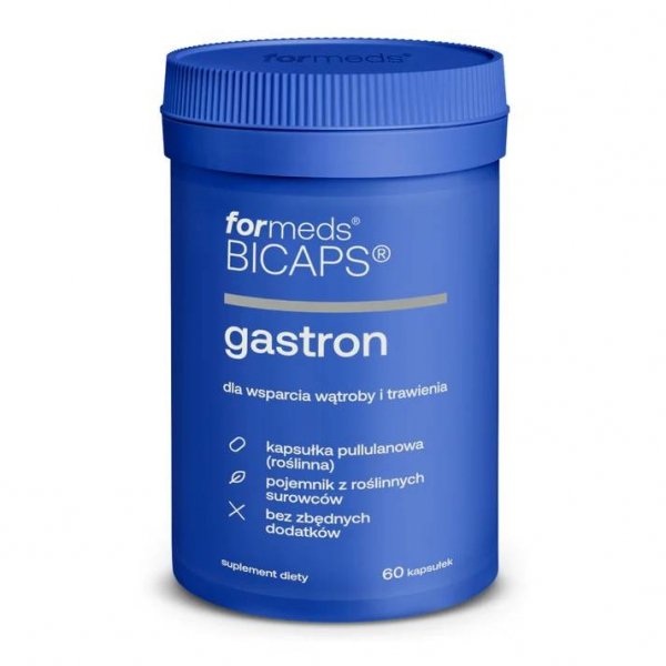 BICAPS GASTRON, Digestive &amp; Liver Health, Formeds, 60 capsules