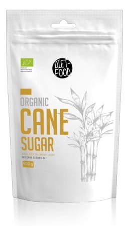 Cukier Trzcinowy, Jasny, BIO, Diet-Food, 400 g