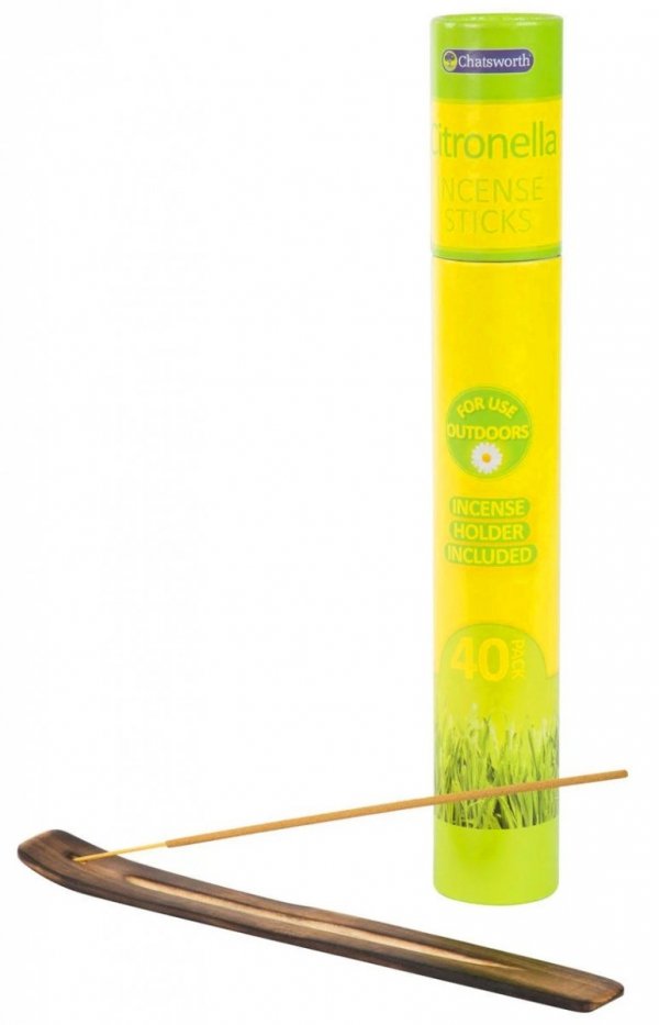 CITRONELLA Kadzidełka Przeciw Komarom 30 szt + Podstawka