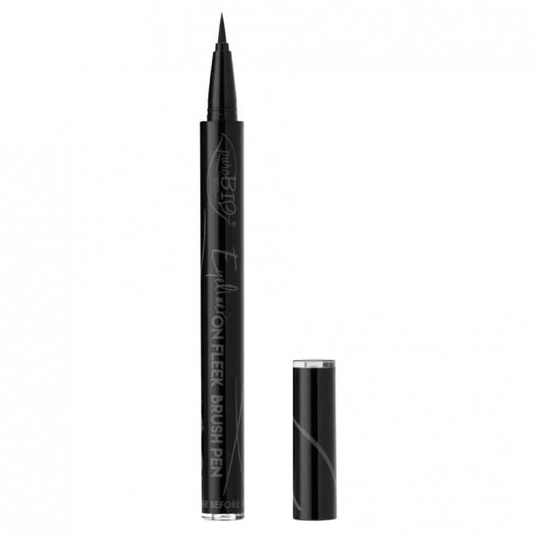 Eyeliner Czarny, precyzyjny pędzelek-pióro, puroBIO