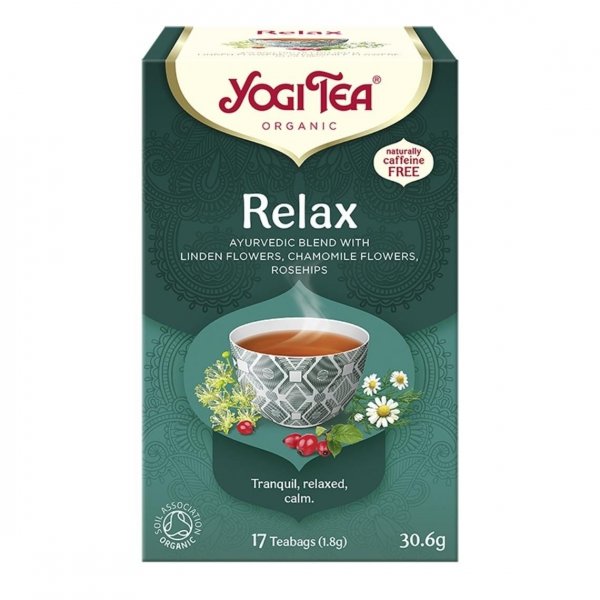 Herbata ziołowa RELAX, Yogi Tea, 17x1,8g