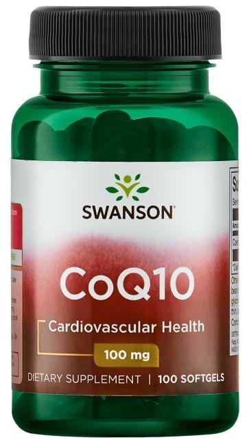 Coenzyme Q10 100 mg, Swanson, 100 capsules