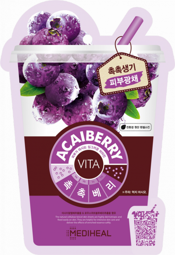 Rewitalizująca Maska w Płachcie z Tencelu ACAIBERRY, MEDIHEAL