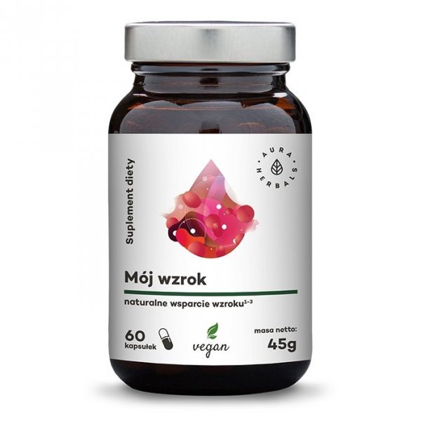 My eyes, Natural Vision Support, Aura Herbals, 60 capsules