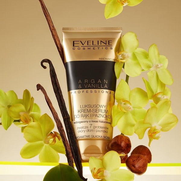 EVELINE Argan&Vanilla Luksusowy krem-serum do rąk i paznokci 100 ml