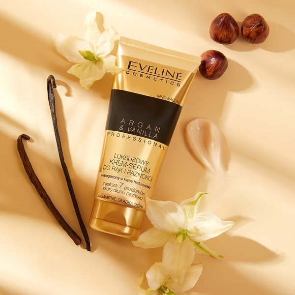 EVELINE Argan&Vanilla Luksusowy krem-serum do rąk i paznokci 100 ml