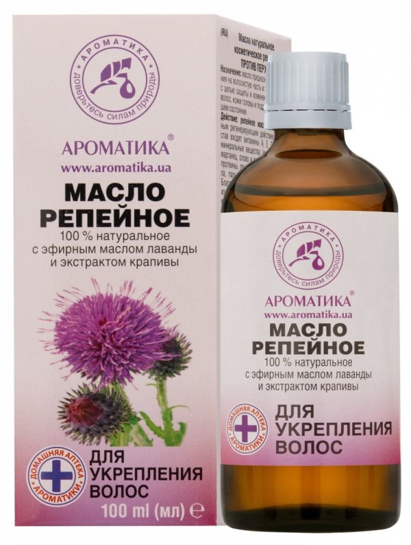 Olejek łopianowy do wzmocnienia włosów, Aromatika, 100 ml