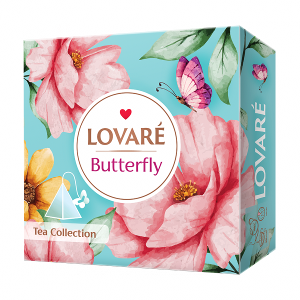 Lovare zestaw herbat „Set Butterfly” (9 smaków x 5 piramidek x 2g)