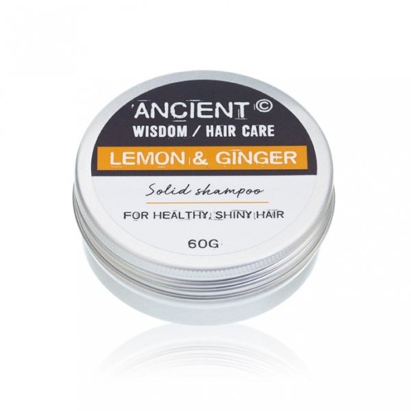 Lemon and Ginger Solid Shampoo, 60g