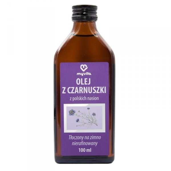 Black Cumin Oil, 100% Natural, Myvita