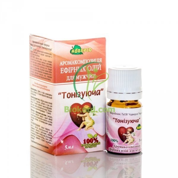 Toning Essential Oil Blend, Adverso, 100% Natural