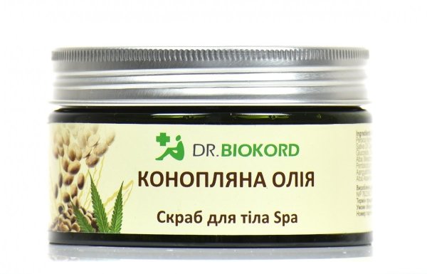 Hemp SPA Body Peeling, Dr. Biokord, 100% Natural, 250g
