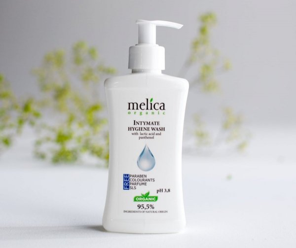 Płyn do Higieny Intymnej z Pantenolem i Kwasem Mlekowym, Melica, 300ml
