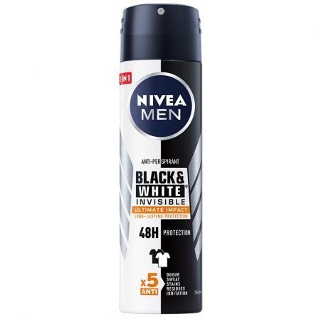 NIVEA DEO Spray męski B&W ULTIMATE Impact 85388&n&
