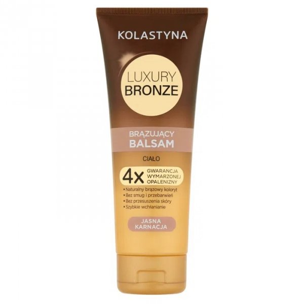 KOLASTYNA Luxury Bronze Balsam brązujący do ciała - jasna karnacja 200 ml