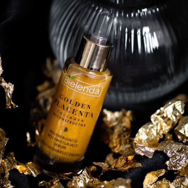 Bielenda Golden Placenta Regenerująco Rozświetlające Serum przeciwzmarszczkowe na dzień i noc 30g