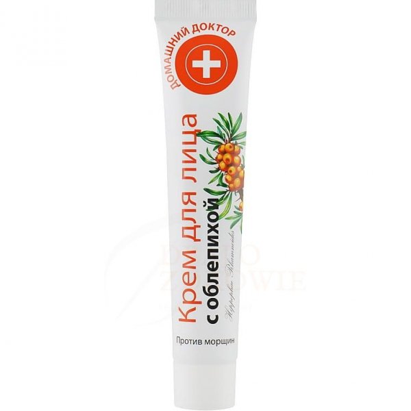 Przeciwzmarszczkowy krem do twarzy z rokitnikiem, Domowy Doktor, 42ml