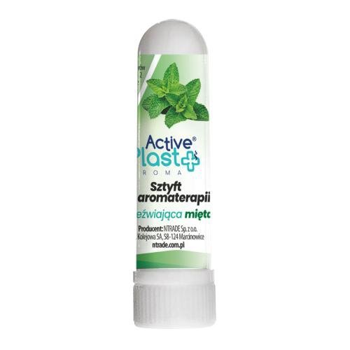 Sztyft do nosa i aromaterapii Orzeźwiająca Mięta, ACTIVE PLAST Aroma, 1szt.