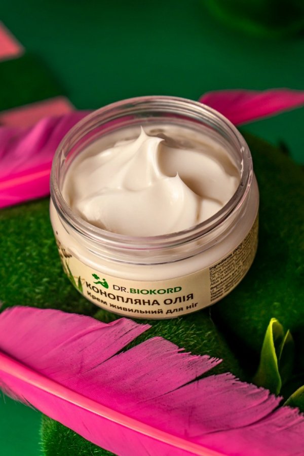 Nourishing Hemp Foot Cream, Dr. Biokord, 100% Natural, 100ml