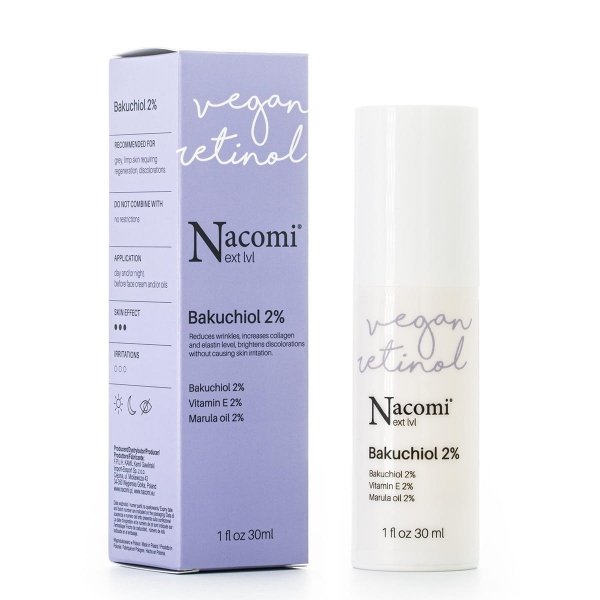 Serum do Twarzy Anti-Age z Bakuchiol 2%, Nacomi Next Level