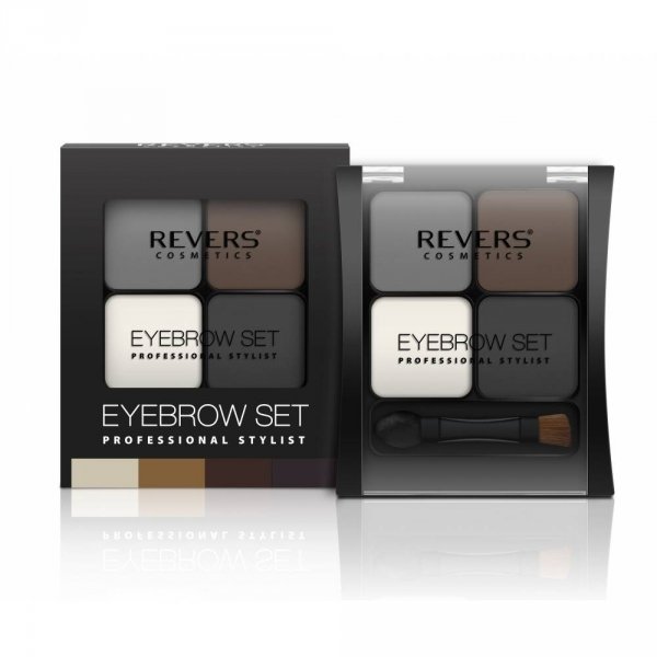 REVERS Cienie do brwi Eyebrow Set Profesional Stylist nr 02  4.5g