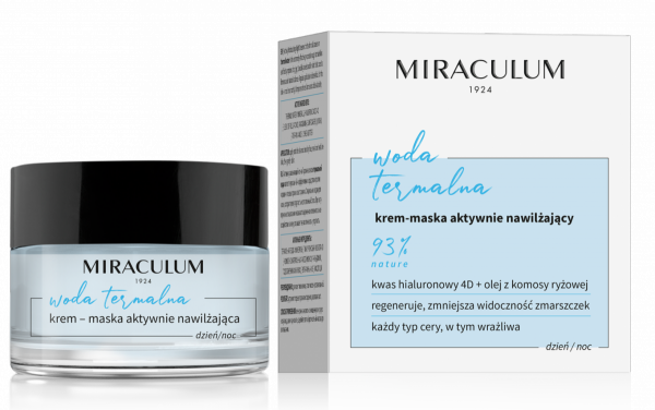 Actively Moisturizing Cream-Mask, Miraculum Thermal Water, 50 ml