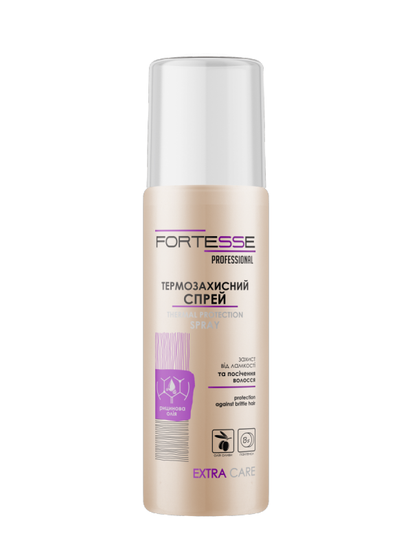 Termoochronny Spray do Włosów, Fortesse Pro Color Up &amp; Protect, 150ml