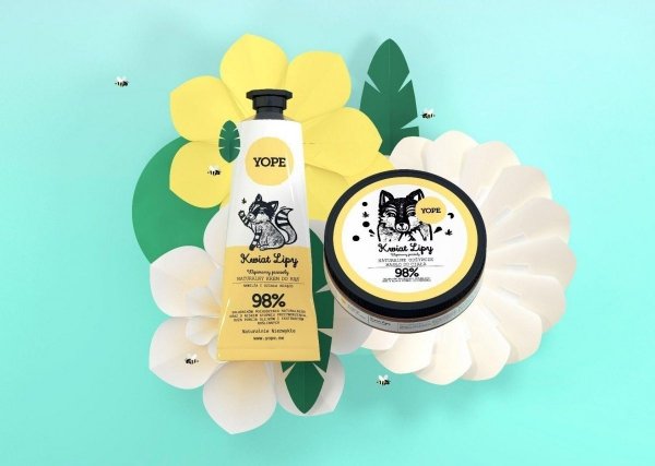 YOPE Naturalne odżywcze Masło do ciała Kwiat Lipy 200 ml.