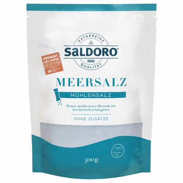 Sól morska Saldoro do młynków do soli, 500 g