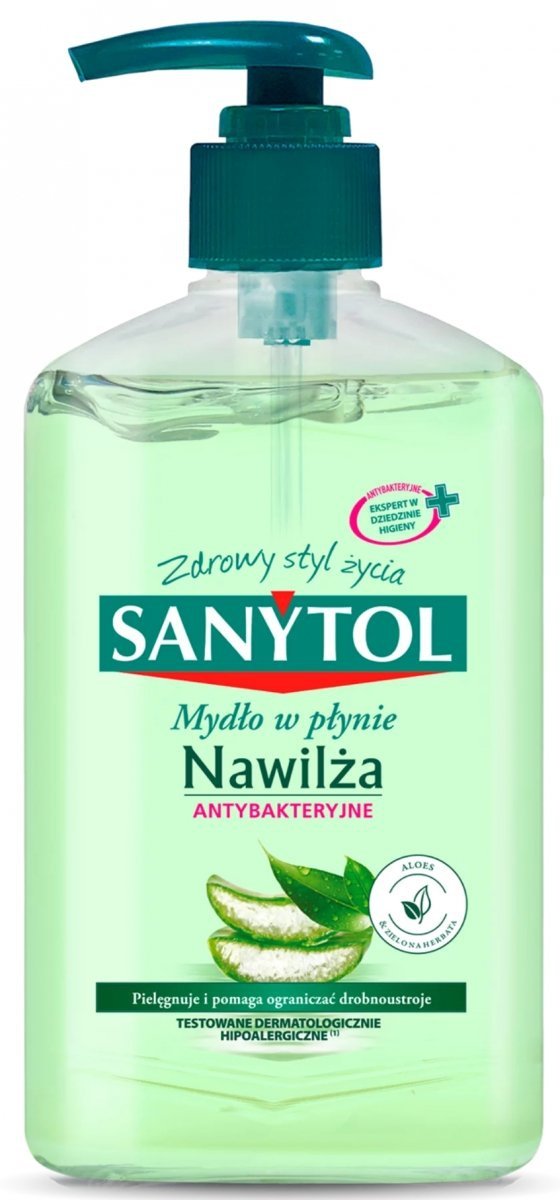 Mydło w Płynie Antybakteryjne Nawilża, Sanytol, 250ml