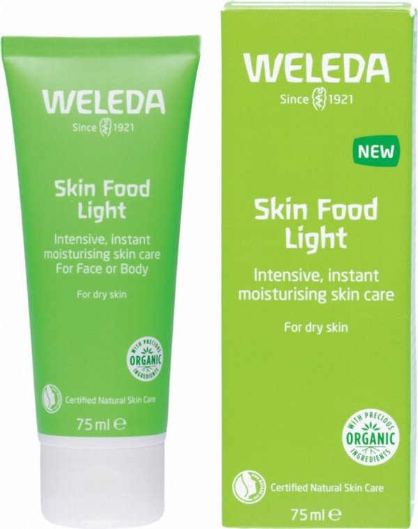 Krem natychmiastowo i silnie nawilżający skórę Skin Food light Weleda, 75ml