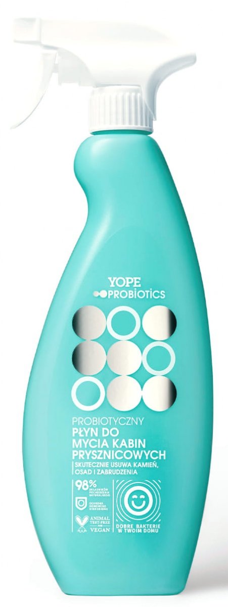 Probiotyczny płyn do mycia kabin prysznicowych, Yope PROBIOTICS