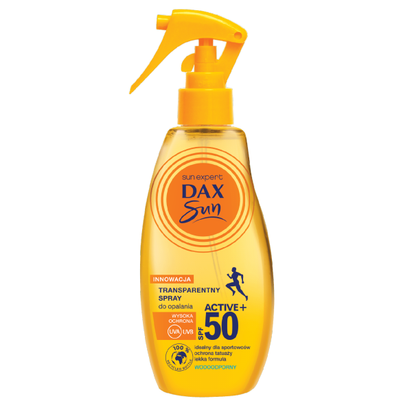 Dax Sun Transparentny spray do opalania SPF 50 - 200ml
