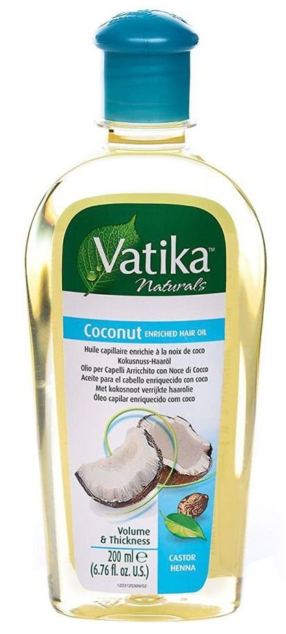 Olejek Kokosowy do Włosów z Rycyną i Henną Dabur, 200ml
