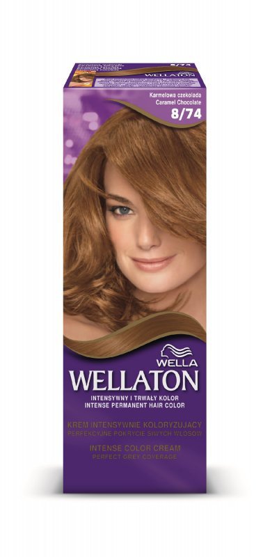 Wella Wellaton Krem intensywnie koloryzujący nr 8/74 Karmelowa Czekolada  1op.