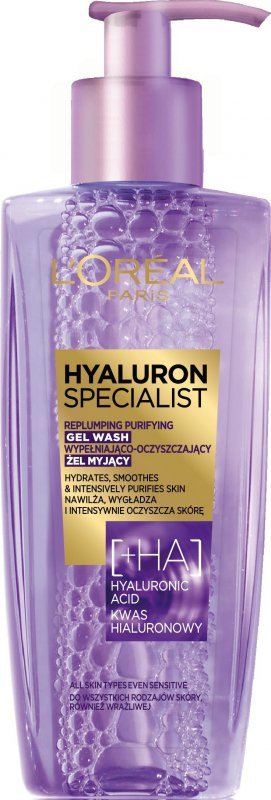 Loreal Hyaluron Specjalist Żel myjący do twarzy wypełniająco-oczyszczający 200ml
